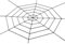 CREATCABIN Decorazione Feste Halloween Ragnatela Nera da 8.2 Piede Ragnatela Gigante Gotica Spaventosa in Cotone Esterni in Peluche Feste Halloween da Appendere A Parete O da Finestra Fai da Te 2.5m
