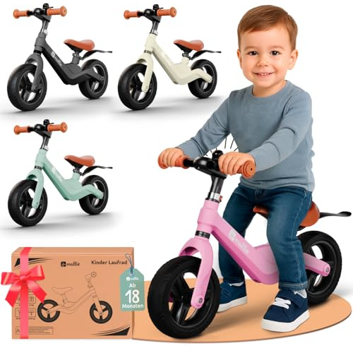 Mallie® sicheres Kinder Laufrad ab 2 Jahre I Inkl. Klingel & Spritzschutz I Lenker und Sitz Verstellbar - Laufräder, Laufrad ab 3 Jahre, 4 Jahre Balance Bike I Weihnachten
