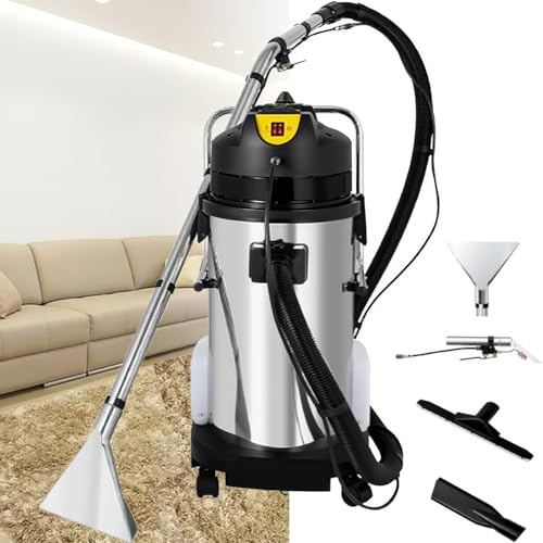 DHMYDPDZ Aspirador de alfombras y tapicerías,3 en 1, con pulverizador y Cepillo para alfombras, aspiradora e-xtractora, Limpieza Profunda, e-xtractor portátil para hoteles y tintorerías