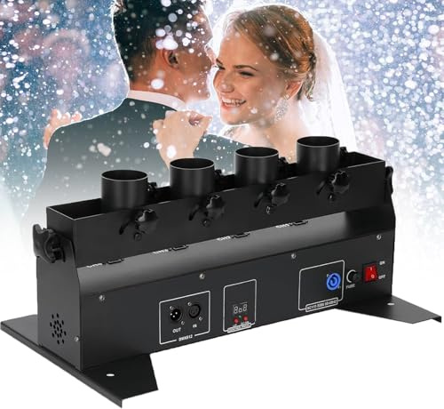 Elektronische Multicolor Konfetti Konfettikanonen-Werfermaschine, Kanone, professionelles elektrisches Gebläse, DMX/Fernbedienung für Veranstaltungen, Partys, Clubs, Hochzeiten, Konzerte, Fe