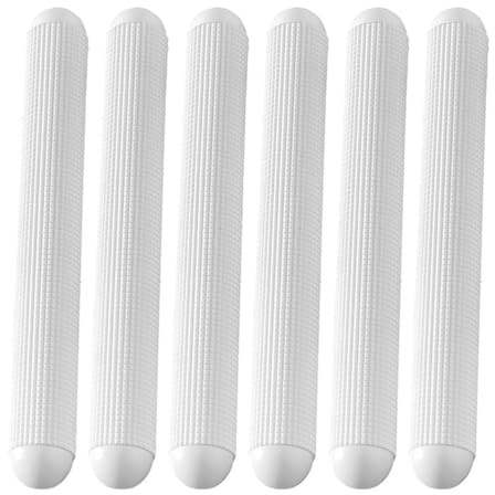 Zerodeko 6 pezzi di mattarello per fondente: set di mattarelli in plastica - mattarello antiaderente per la cottura al forno - in plastica per pane, pizza e tagliatelle