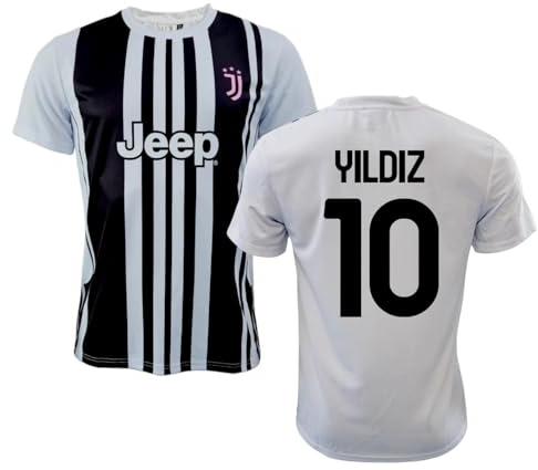 JUVENTUS Maglia Kenan Yildiz 10 Replica Ufficiale Autorizzata 2025-2026 Bambino (Taglie-Anni 4 6 8 10 12) Adulto (S M L XL XXL) - 10 Anni