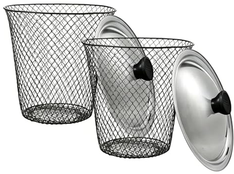 Contenitore interrato per compost di : strumento di raccolta dei rifiuti sotterranei, riciclatore organico sotterraneo; Tubo verticale per biodegradazione; Gabbia in filo di ferro | Unità di verm