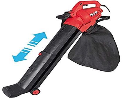 Valex ASPIRATORE SOFFIATORE Elettrico MERAK 3000W, Rosso