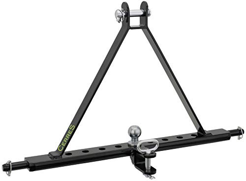 Ackerschiene Dreipunkt-Aufhängung Kat. 2 – verdrehsicher 812 mm – mit Kugelkopfbolzen & Anhänger-Zugmaul