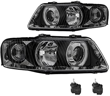 Halogen Scheinwerfer Set für A3 (8L) 09/00-05/03 H7/H1 inkl. Motor