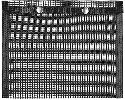 BBQ Grill Mesh Väska, Återanvändbar Grillpåse för Kol och Elektriska Grillar, Värmeavvisande Non-Stick Material, 25x27 cm