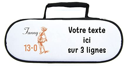 Mygoodprice Schutzhülle für Pétanque-Kugeln, Piktogramm, Fanny 13-0, mit Text