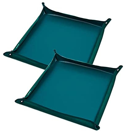 CCLONGTT 2pcs Plant Transplanting Repotting Mat Garden Mat for Repotting Succulent Plants Change Soil Portable Foldable Reusable for Pruned Plants Seedlings Potted Watering (Size : 75 * 75cm)