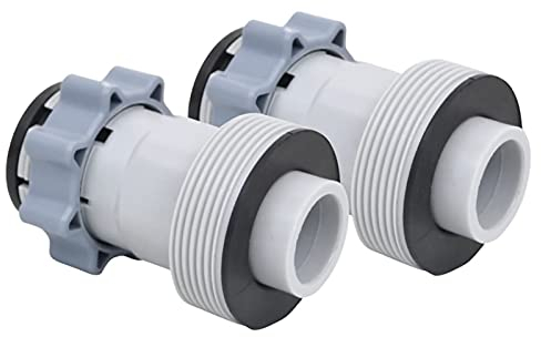 Gecheer 2X Adapter für Poolschlauch Typ B Swimming Pool Schlauchadapter Spezialadapter Schwimmbecken Poolzubehör Schlauch-Adapter Kunststoff