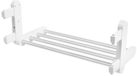 Toallero eléctrico de 36 W, sin agujeros, de aluminio y plástico, 55 °C, temperatura constante, radiador de baño, plegable 90°, mini toallero de pared con pantalla LCD táctil