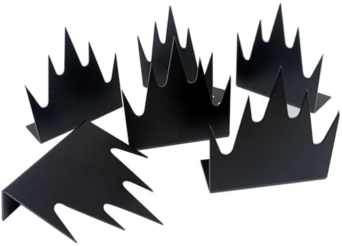 Pinchos para Vallas, Pinchos Antipalomas Pinchos para Valla de Seguridad Pinchos para Ahuyentar Palomas Pinchos Valla Ladrones, con Tornillos, para Balcones, Vallas, Tejados y Barandillas