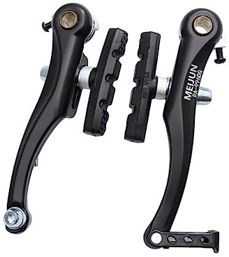 NULYLU Aluminiumlegierung V-Bremse Bremsbeläge Fahrradbremsen Verschleißfest Gummi Vorderbremse Robust Einfach Wechseln Geeignet Für Mountainbike Rennrad Citybike Zubehör