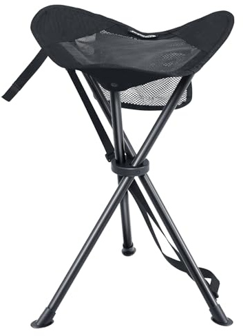 Portal Tall Folding Tripod Stool for Outdoor Camping Walking Hunting Hiking Fishing Travel, Support 225 lbs