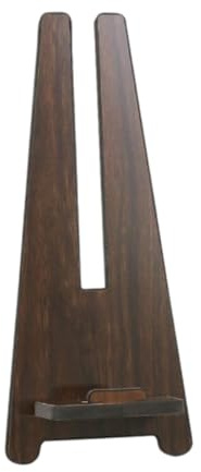 Amagogo Electric Wind Instrument Stand,Instrument Support,Portable Digital Wind Instrument Stand,Aerophone Stand for Teens Beginners, dark brown