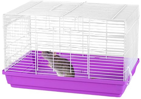 Igelkäfig, tragbar, Rennmaus, Haustierzubehör, Chinchilla-Käfig mit abnehmbarem Boden zum Schlafen und Entspannen