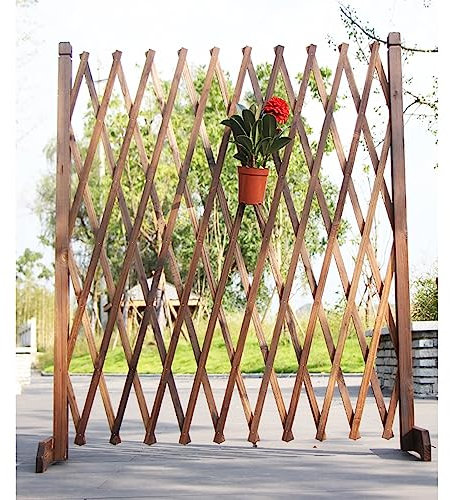 Holzgitter für den Außenbereich, Gartendekoration, Blumenbeet, Pflanzen-Umrandung, Sichtschutzzaun
