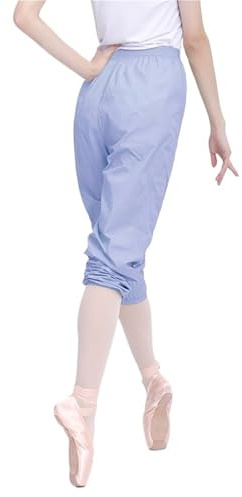 Pantalones De Baile Para Mujer Pantalones de baile de ballet for mujer, pantalones deportivos holgados con cintura elástica, pantalones de ciclismo for niñas y adultos Para Entrenamiento De Baile(Ligh