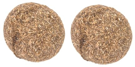 Parliky 2 STÜCK Katzenminze Ball Natürlich Essbar Kauspielzeug für Katzen zur Zahnpflege Entspannt Katzen Fördert Kratzverhalten Katzenminzspielzeug für Kätzchen