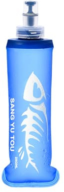 Gourde Souple TPU Running Réservoir Flasque Gourde Pliable Sans BPA Poche Hydratation Réservoir D'Eau Sport Bouteille D'eau Souple Pour Sac D'hydratation Randonnée Maratho-n (250/500 ML)