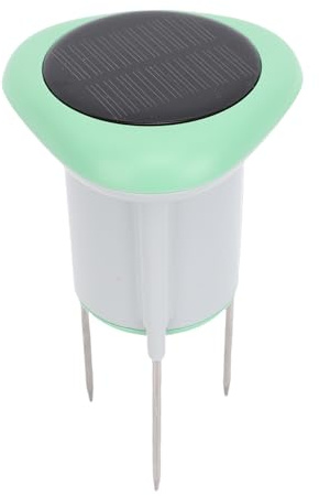 Asixxsix Sensore intelligente per il terreno, igrometro per piante 4 in 1 con WiFi Bluetooth, alimentazione solare, rilevamento di temperatura, umidità e luce
