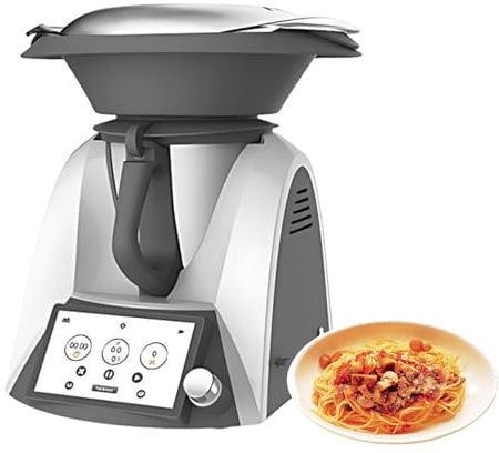Robot de Cuisine Multifonction avec moteur 1500 W, Multicuiseur Intelligent avec recettes guidées, capacité 3 L, Wi-Fi, autonettoyage et écran TFT 7 pouces