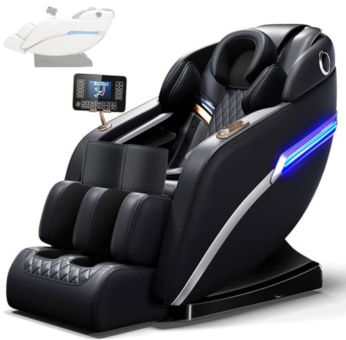 Massagesessel mit SL-Track, 6 Autoprogrammen, Bluetooth-Musik, Wärmetherapie