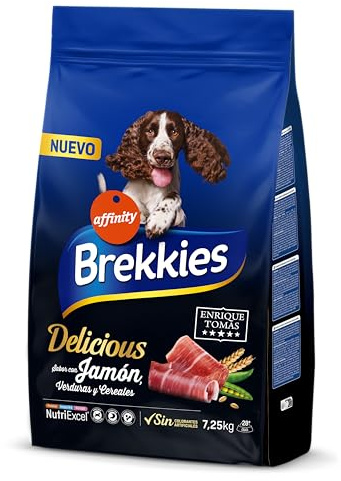 Brekkies Delicious hundfoder med Henry Thomas-skinka - 7,25 kg