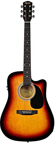Fender FA-125CE Dreadnought Sunburst electro-acoustic steel-string guitar