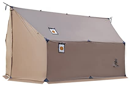 OneTigris TEGIMEN Hammock Hot Tent with Stove Jack, Spacious Versatile Wall Tent with Snow Skirt, 3000mm Waterproof with Zippered Tent Bag