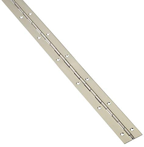 SOTECH Gångjärn 1000 x 32 x 1,0 mm Rostfritt stål polerat dörrgångjärn piano gångjärn