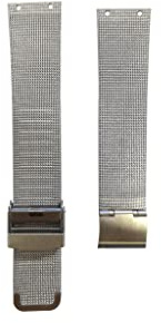 NZZXTO Correa de repuesto para reloj unisex Bering con tornillo de 20 mm (distancia entre agujeros de 12 mm), 20mm, No es una piedra preciosa