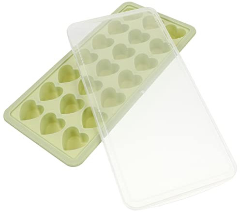 MILISTEN Liebe Eisbox Formen zur Herstellung von Eiswürfeln Herz-Eisbereiter-Fach Silikonformen eiswürfel set Eis Silikonform Eisform Form Kühlschrank Schimmel Eiswürfelbox