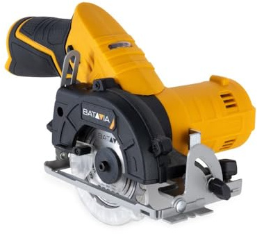 Batavia Fixxpack 12V Cordless Circular Saw 85 mm (Without Battery and Charger) - 12V Fixxpack Collection for DIY Professionals and Home use