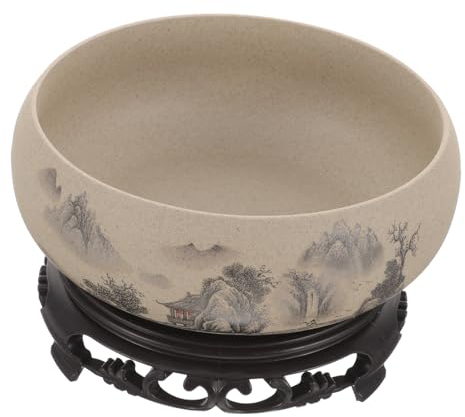 Parliky Keramik Pflanzgefäß Mit Kunststoff Basis Für Hydrokultur Bonsai Topf Blumentopf Für Garten Und Hausdekoration