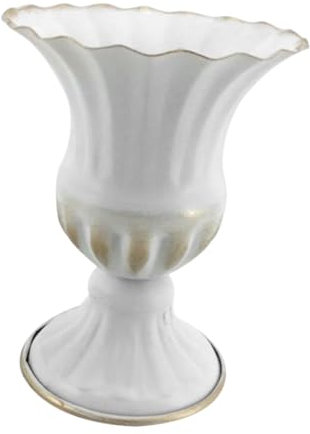 Milisten Vintage Metall Blumenvase Dekorative Tischvase Im Europäischen Stil Für Hochzeiten Und Partys Eisenkonstruktion Für Trockenblumen Und Kunstpflanzen Wohnaccessoire
