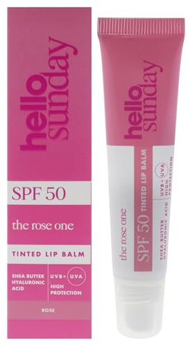 The One Tinted Lip Balm SPF 50 - Rose by Hello Sunday for Women - 0.5 oz Lip Balm
