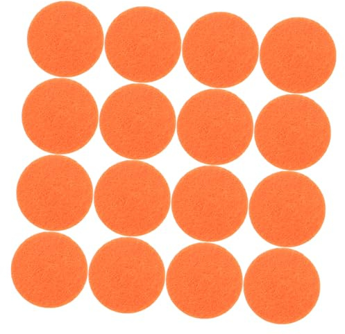 ABOOFAN 50 Stück Aromatherapie Nachfüllpads Rund Aus Saugfähiger Baumwolle Für Auto Diffusoren Langanhaltender Duft Ersatz Pads Für Ätherische Öle Fahrzeug Innenraum