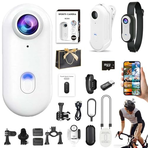 Mini Cámara 4k Hd Vlog,4k Cámaras Corporales,Cámara Corporal De Acción Portátil Inalámbrica,Grabadora De Video De Tamaño De Bolsillo,Batería De 120 Minutos Para Deportes, Viajes, Fotografía