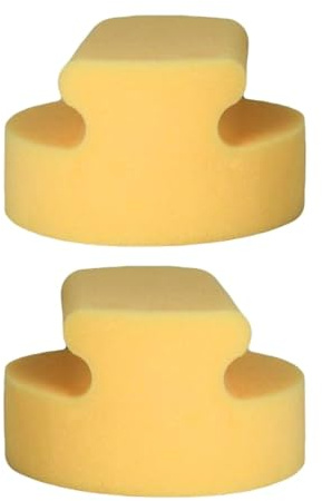 Tek Automotive Whopper Car Sponge Twin Pack – Large Ergonomic Sponges with Easy Grip Handle – Premium Synthetic Foam for Car Cleaning, Polishing, Detailing – 18x18x10cm – Streak-Free Shine