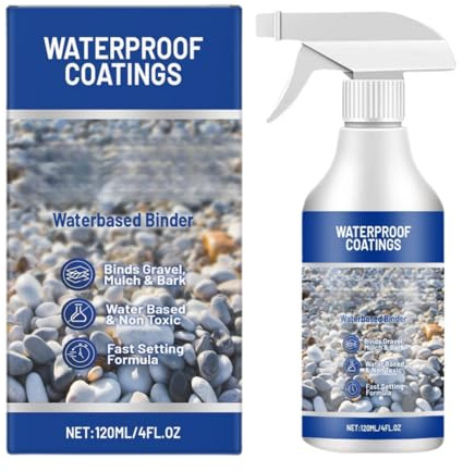 Adhesivo para grava, estabilizador de rocas de alta eficiencia, sellador impermeable en aerosol para patios, áreas de juego, terrazas y jardines.