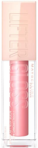 Maybelline New York Lifter Gloss, Lucidalabbra con acido ialuronico, Effetto rimpolpante e idratante, Silk (004), 5,4 ml