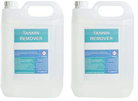 We Can Source It Ltd - Tannin Liquid Stain Remover for Automatic Dishwashers - Stain Remover for Coffee and Tea Stains - 2 × 5 Litres
