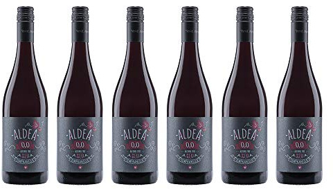 ALDEA 00 TEMPRANILLO VINO TINTO DESALCOHOLIZADO, 75 cl (PACK 6 BOTELLAS, 450 CL)