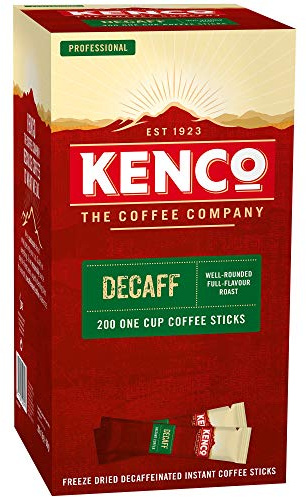 Kenco Decaff Instant Coffee Sticks - 200 x 1.8g Sachets