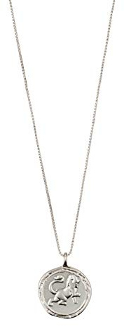 PILGRIM Jewelry Halskette mit Sternzeichen - Versilbert, Kristall