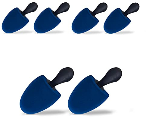 DELFA Samty Embauchoir en mousse pour chaussures rondes - Pour femme - Taille 37-41, bleu/vert, 37-41