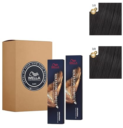 2er Wella Koleston Perfect ME+ Pure Naturals 3/0 Dunkelbraun/Natur 60ml
