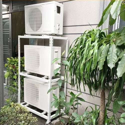 ZCBYBT Heavy Duty Central Air Conditioner Support Bracket Sistemas de Bomba de Calor Base Split Condenser Stand Ground Stand Universal AC Bracket,90 * 120 * 45CM