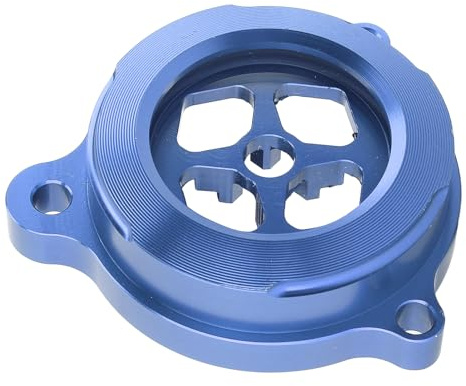 Naroote Bouchon de Filtre à Huile Moteur, Couvercle de Filtre à Huile Moteur Transparent Parfaitement Assorti Transparent pour Raptor 700 700R (Blue)